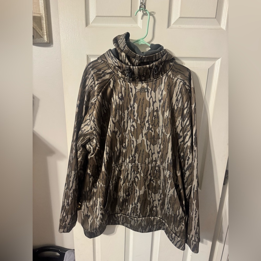 AFTCO Camouflage Hoodie - Brown and Tan